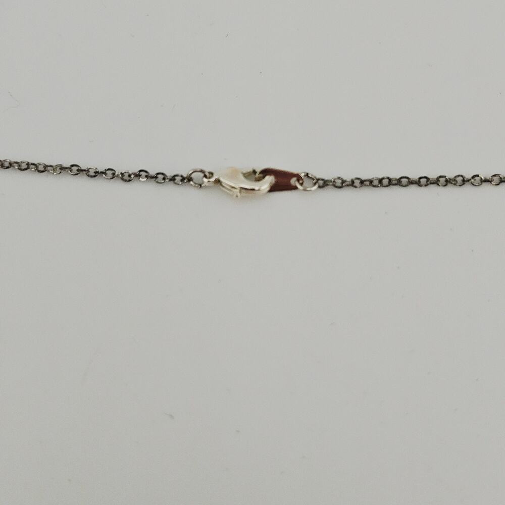 Caffeine Molecule Pendant Necklace Silver Tone Chain Chemist Scientist Lab Tech - Picture 5 of 5